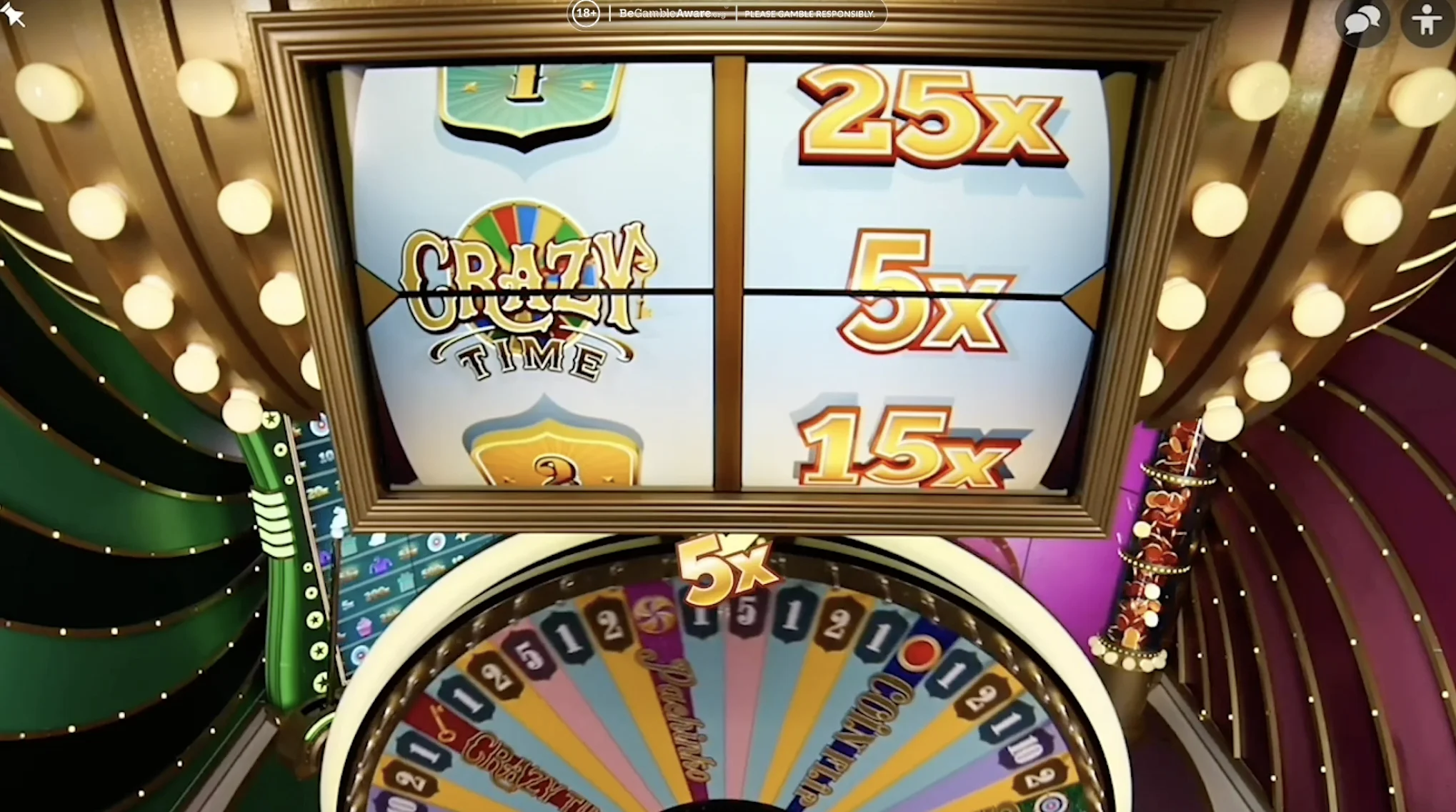 Giocare a Crazy Time con Denaro Reale